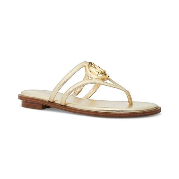 Michael Kors Women's Hampton Slip-On Embell, Gold Size 8M - Picture 1 of 5